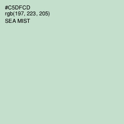 #C5DFCD - Sea Mist Color Image